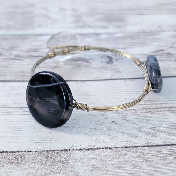 Bangle with 3 Accents - Picture 2 of 12